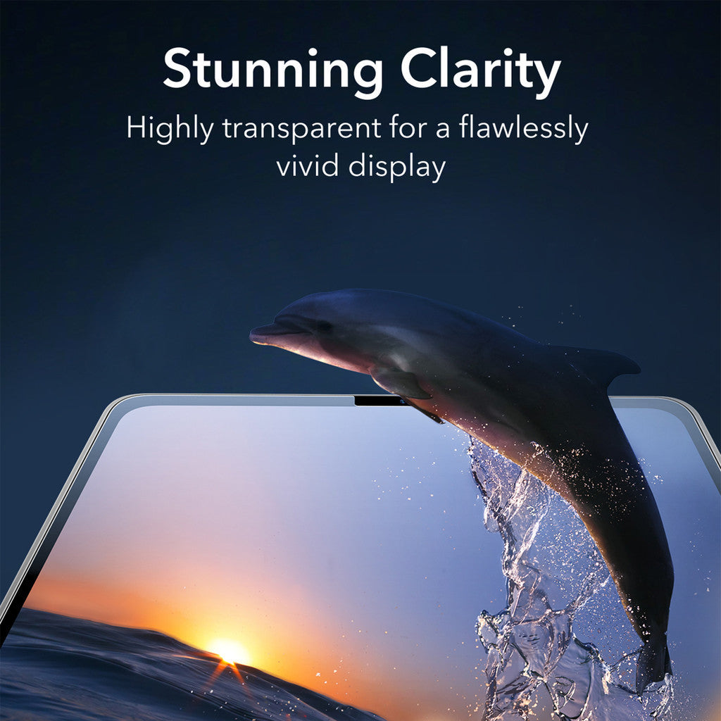 ESR Armorite Military Grade Tempered Glass for iPad Air iPad Pro 11/13” (2024) - 2pcs Screen Protector