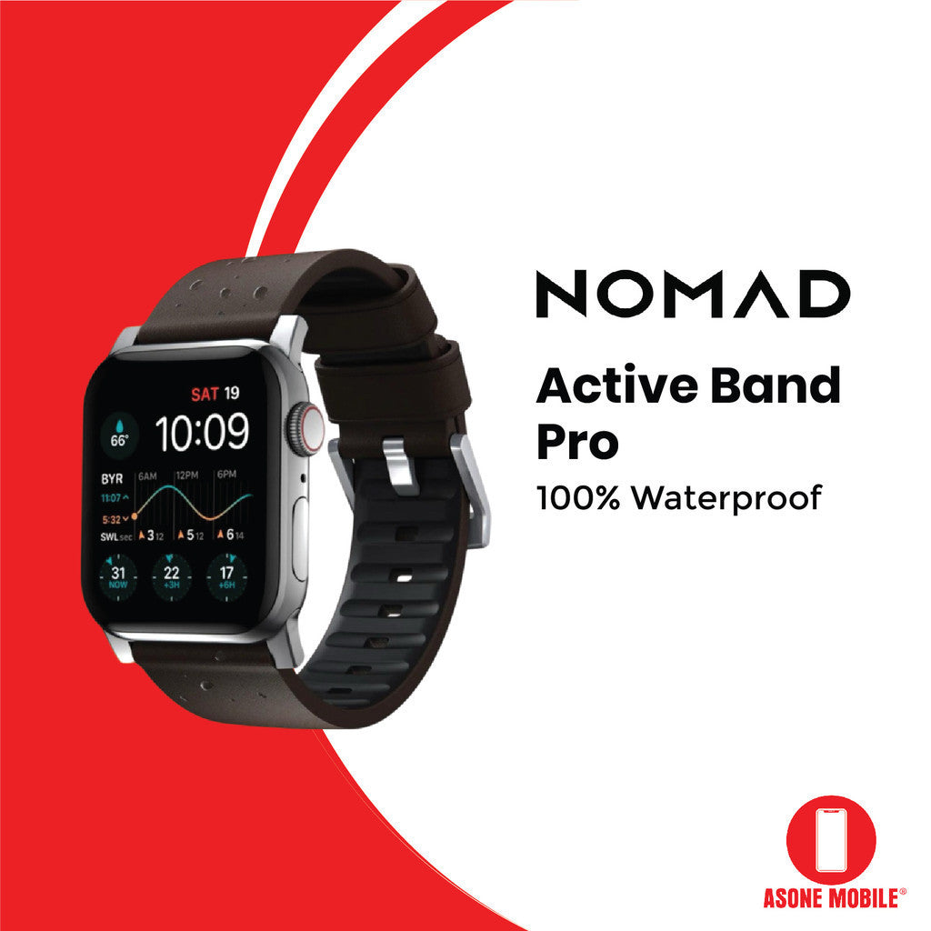 Nomad Active Band Pro Compatible for Apple Watch 49/45/44mm Series Ultra 2/Ultra/9/8/7/6/SE 2/SE/5/4