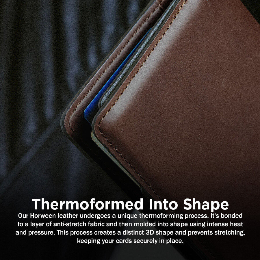 Dompet Pasport Nomad //Warna Coklat Desa //Kulit Horween