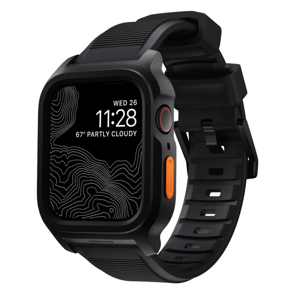 Nomad Rugged Case & Band for Apple Watch Series 4, 5, 6, 7, 8, 9 and SE (44mm / 45mm)