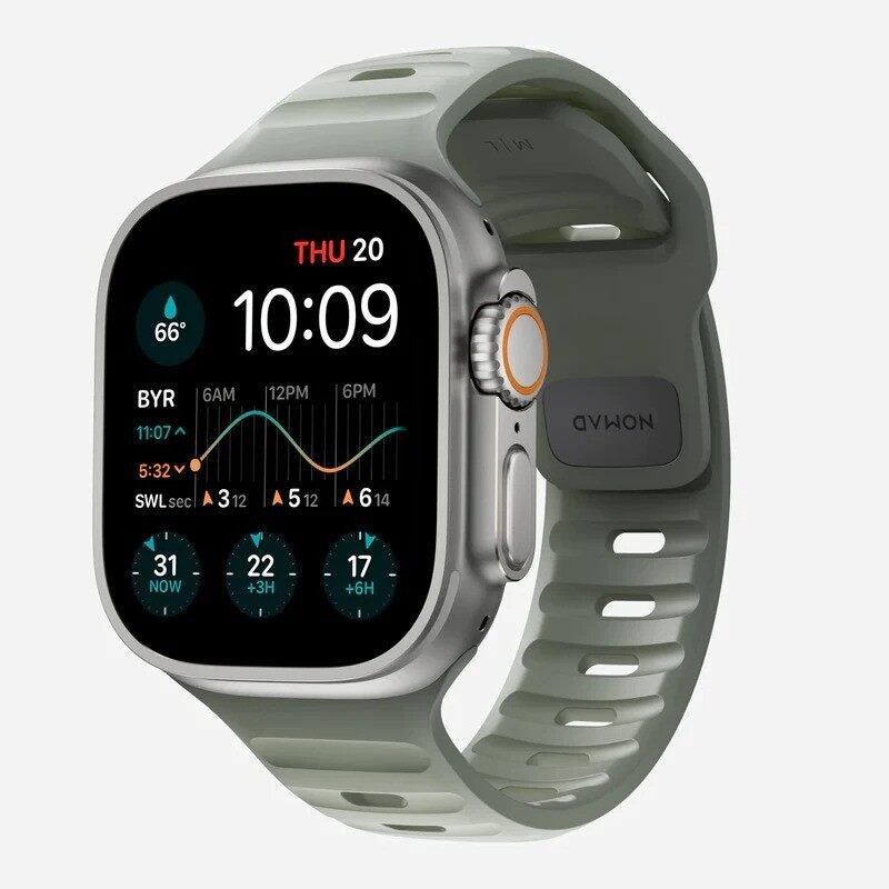 Band Sukan Kalis Air Nomad Coastal Rock Serasi Untuk Apple Watch Ultra / 9 / 8 & 7 Series / SE 49mm/45mm/44mm/42mm