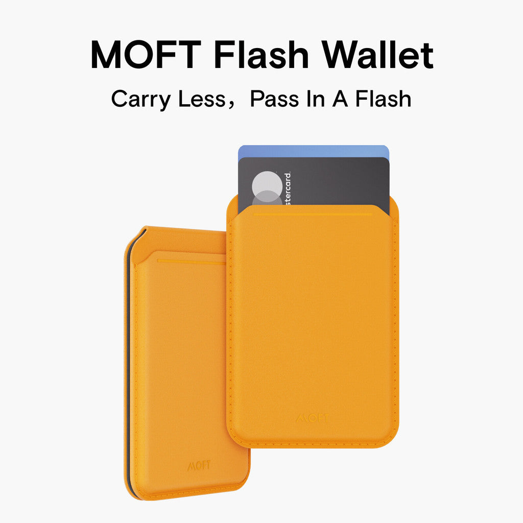 Moft Snap Flash Wallet Stand Compatible for iPhone 15 14 13 12 Open ID Window Convenient Card Use and Sturdy Stand