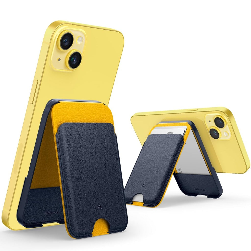 Spigen Caseology Nano Pop Magnetic Wallet Stand Pemegang Kad Magnet Untuk iPhone 15 / iPhone 14 / iPhone 13 / iPhone 12 S