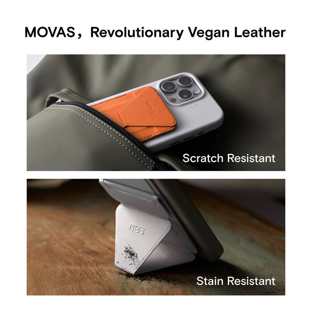 MOFT Snap on Phone Stand Wallet MOVAS™ Compatible for iPhone 15 14 13 12