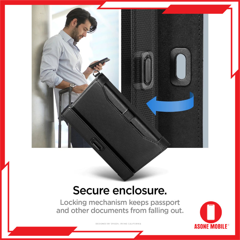 Spigen Universal Pemegang Pasport Pemegang Kad Pemegang Pen Pemegang Pasport Sampul Pasport Dompet Pasport Beg Pasport