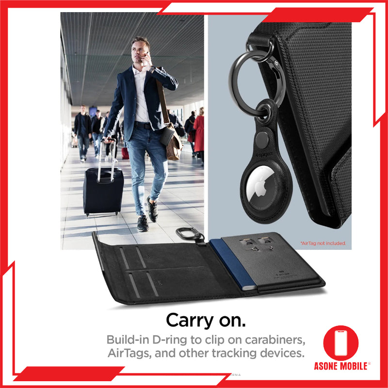 Spigen Universal Pemegang Pasport Pemegang Kad Pemegang Pen Pemegang Pasport Sampul Pasport Dompet Pasport Beg Pasport