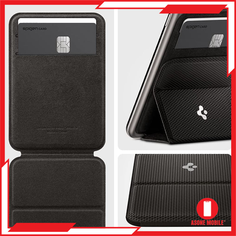 Pemegang Kad Universal Spigen Dompet Lipat Pintar untuk iPhone Samsung Galaxy Huawei XIaomi Vivo Oppo