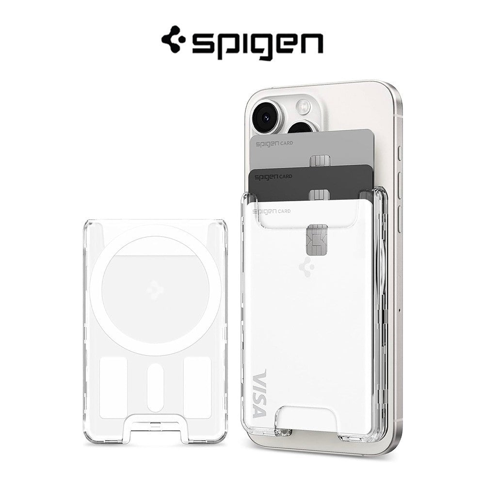 Dompet Magnetik Kad Spigen 3 Dompet Pemegang Kad MagSafe Ultra Hibrid Untuk iPhone 15 / iPhone 14 / iPhone 13 / iPhone 12