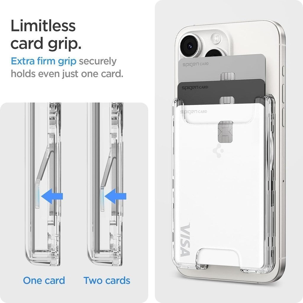 Dompet Magnetik Kad Spigen 3 Dompet Pemegang Kad MagSafe Ultra Hibrid Untuk iPhone 15 / iPhone 14 / iPhone 13 / iPhone 12