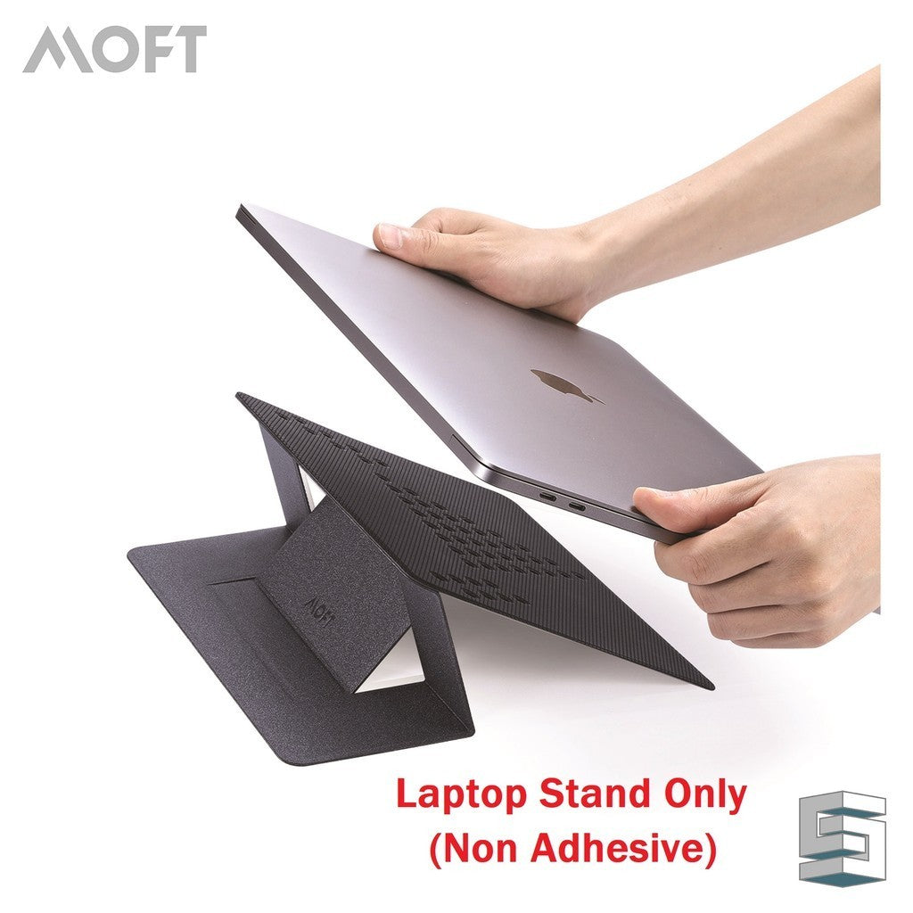 MOFT Laptop Stand (Non Adhesive) for 11.6"-17" Laptops Grey SIlver - MS002
