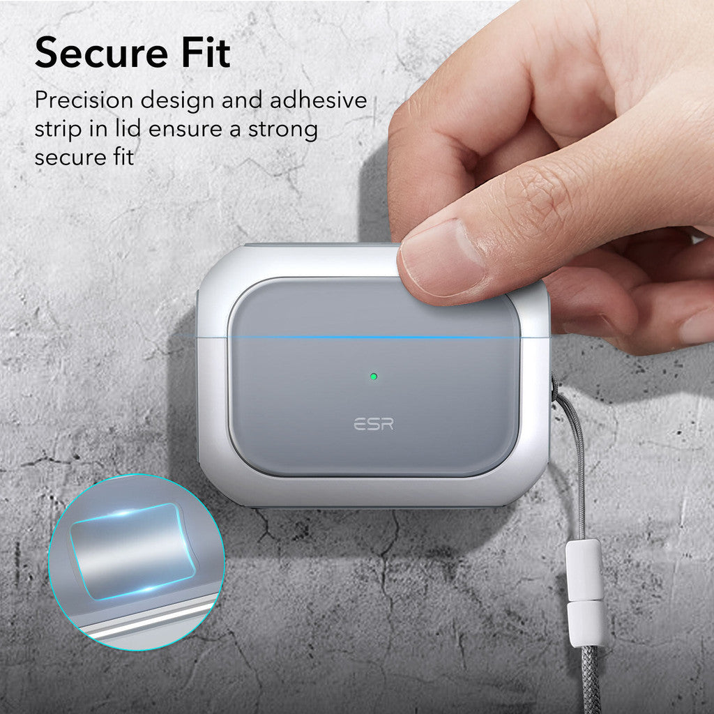 Sarung Hibrid Orbit ESR dengan HaloLock untuk AirPods Pro 2022 Black