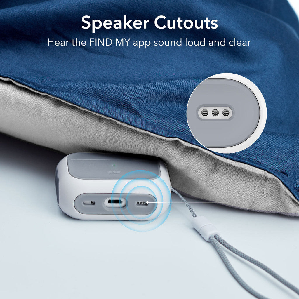 Sarung Hibrid Orbit ESR dengan HaloLock untuk AirPods Pro 2022 Black