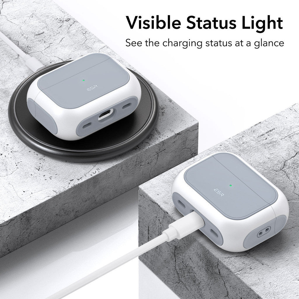 Sarung Hibrid Orbit ESR dengan HaloLock untuk AirPods Pro 2022 Black