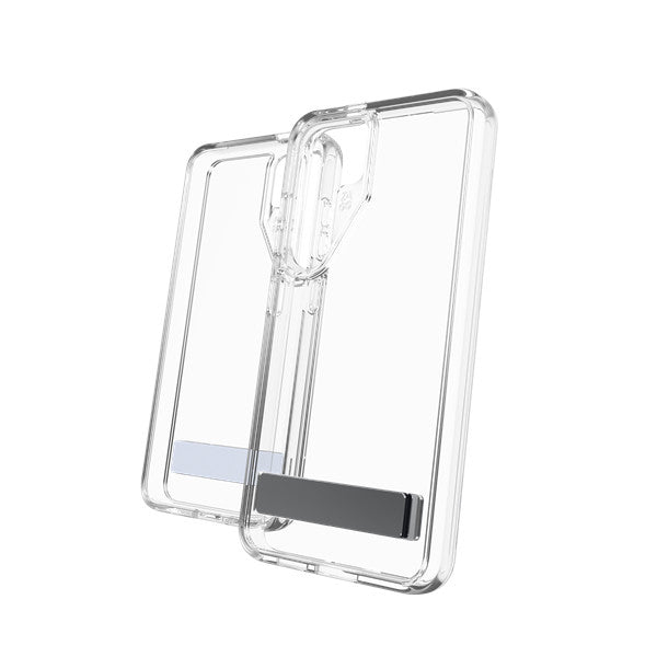 ZAGG Crystal Palace Case for Samsung Galaxy S24 Series with Kick Stand - Clear