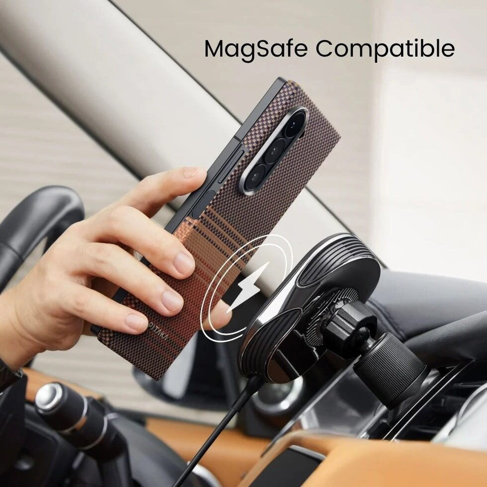 PITAKA Fusion Weaving MagEZ Case 5 untuk Samsung Galaxy Z Fold 6 (2024)