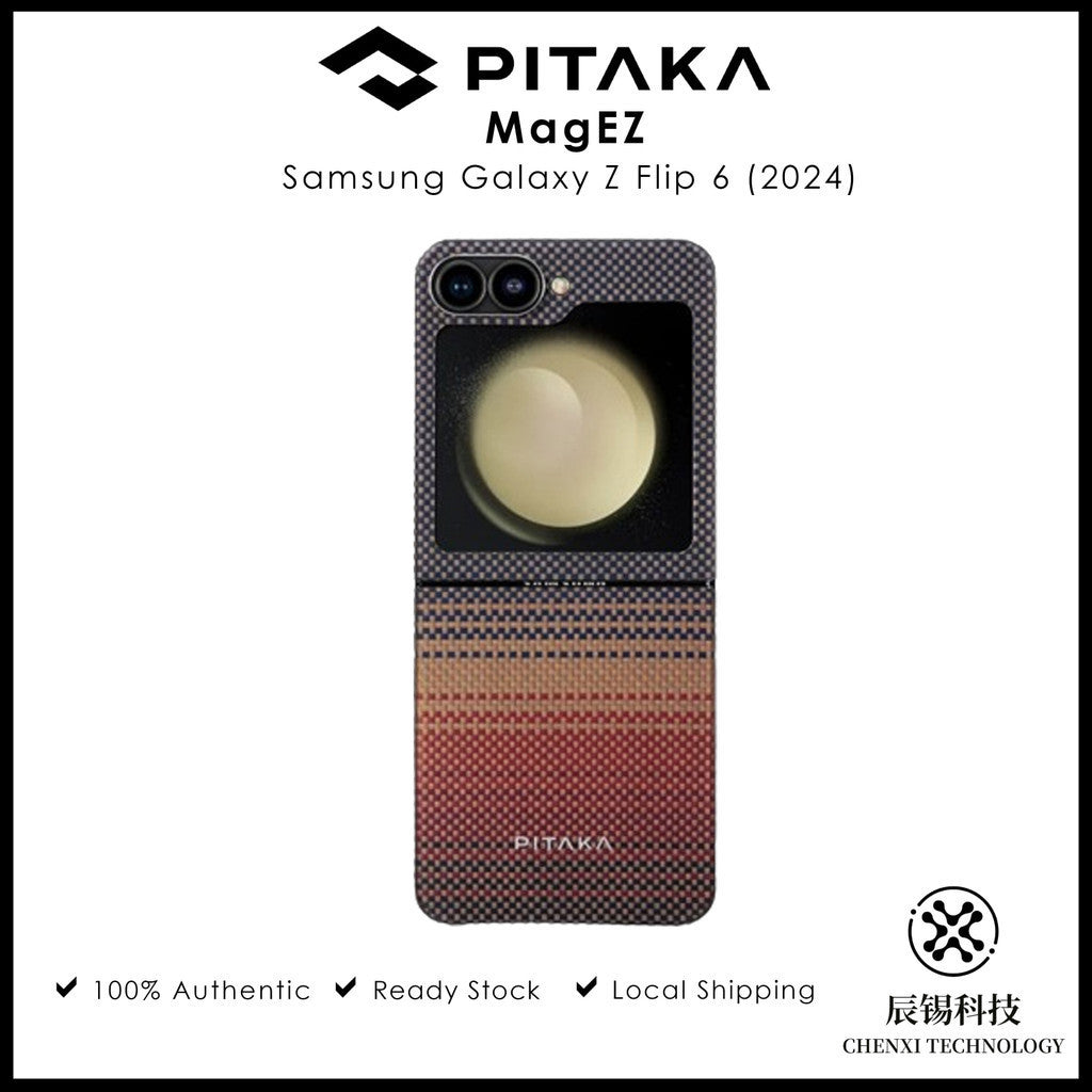 PITAKA Fusion Weaving MagEZ Case 5 for Samsung Galaxy Z Flip 6 (2024)
