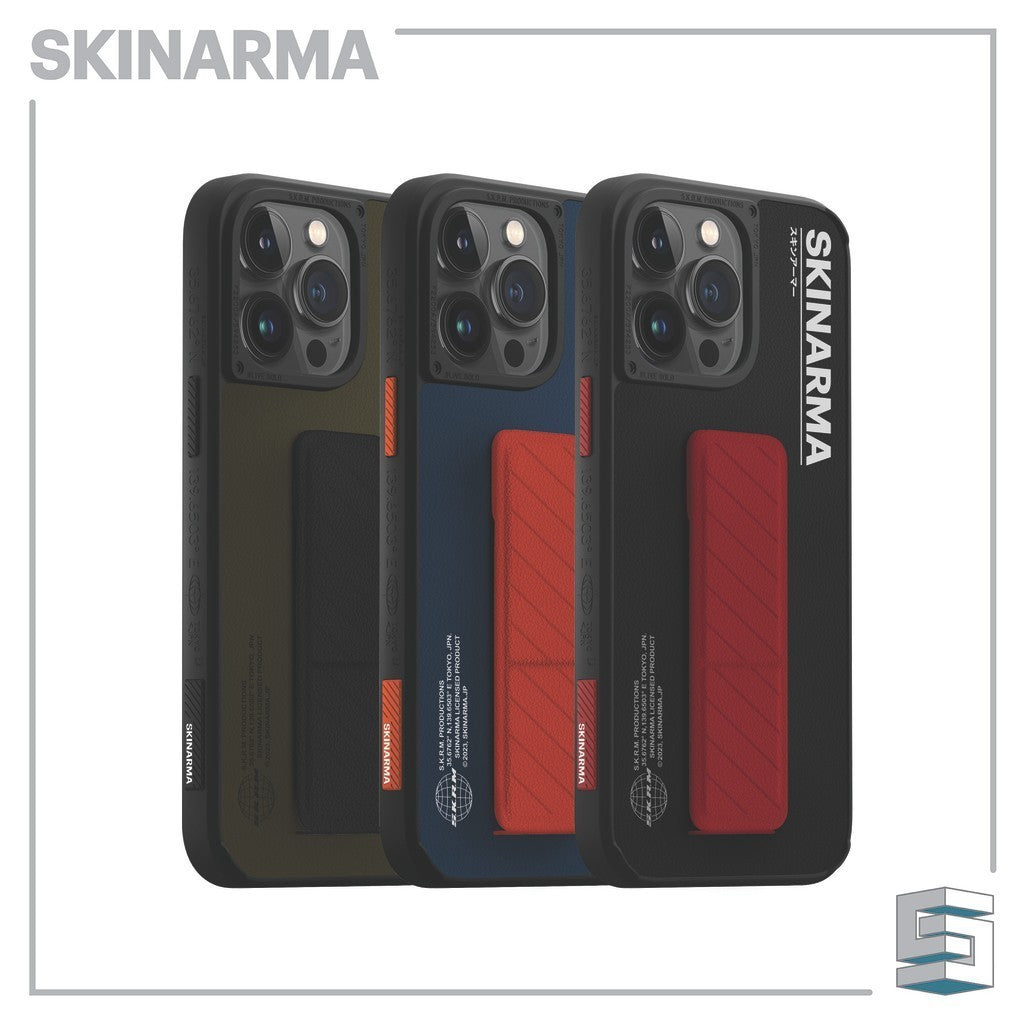 Sarung Skinarma Gyo untuk iPhone 14/14 Pro (6.1) & 14 Plus/14 Pro Max (6.7) - Hitam / Biru / Zaitun