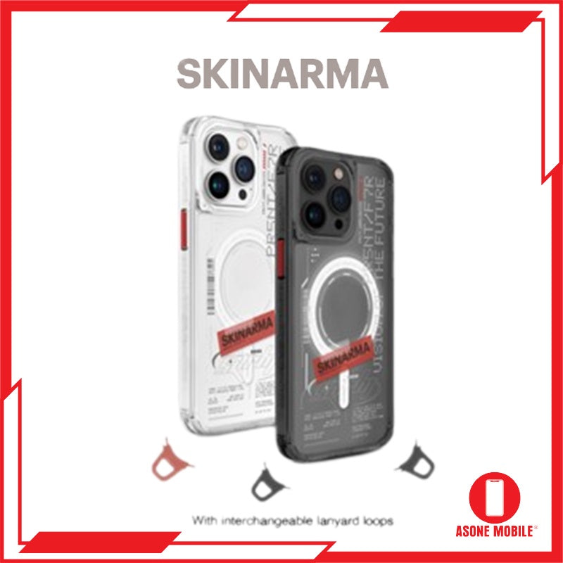 SKINARMA Orion Mag-Charge Case for iPhone 15 / 15 Pro / 15 Pro Max Clear Smoke
