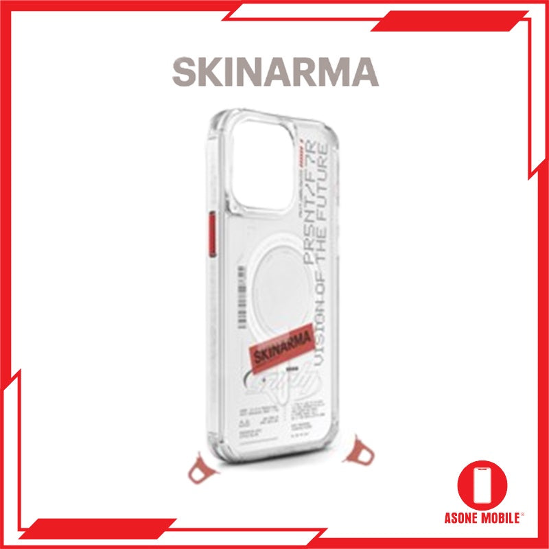 SKINARMA Orion Mag-Charge Case for iPhone 15 / 15 Pro / 15 Pro Max Clear Smoke