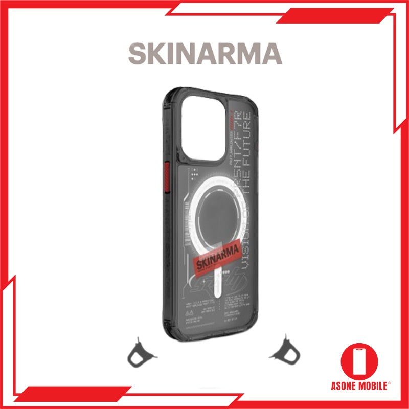 SKINARMA Orion Mag-Charge Case for iPhone 15 / 15 Pro / 15 Pro Max Clear Smoke