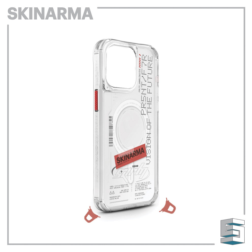 SKINARMA Orion Mag-Charge Case for iPhone 15 / 15 Pro / 15 Pro Max Clear Smoke