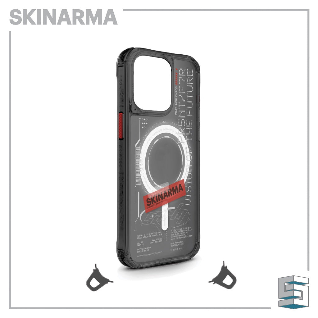 SKINARMA Orion Mag-Charge Case for iPhone 15 / 15 Pro / 15 Pro Max Clear Smoke