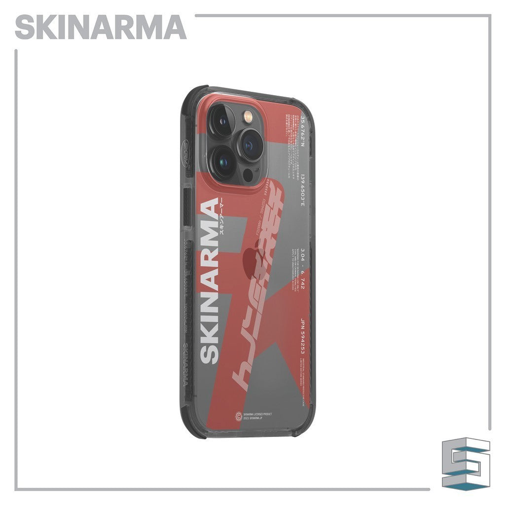 Sarung Skinarma Raku untuk iPhone 14/ 14 Pro (6.1) & 14 Plus/14 Pro Max (6.7) - Jingga/Asap & Ungu/Putih