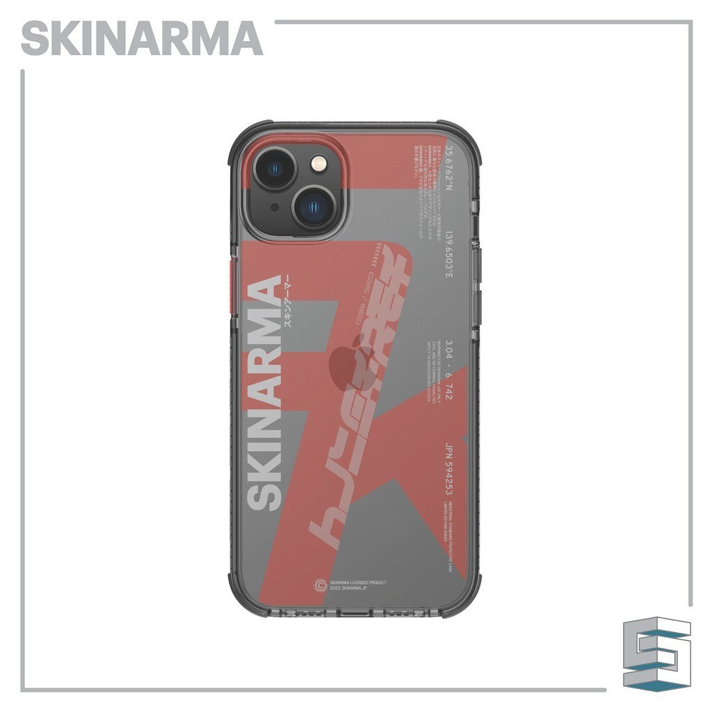 Sarung Skinarma Raku untuk iPhone 14/ 14 Pro (6.1) & 14 Plus/14 Pro Max (6.7) - Jingga/Asap & Ungu/Putih