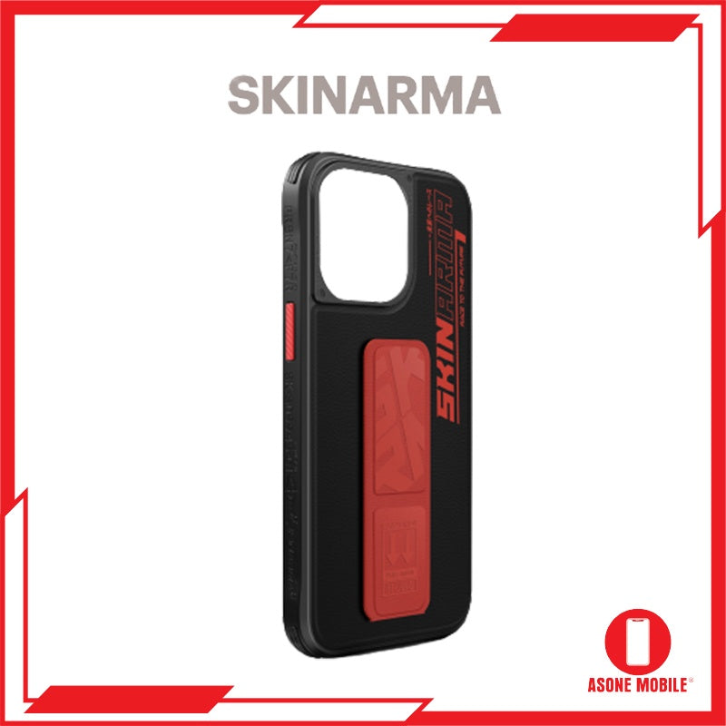 Sarung SKINARMA Slate untuk iPhone 15 / 15 Pro / 15 Pro Max Biru Kelabu Jingga