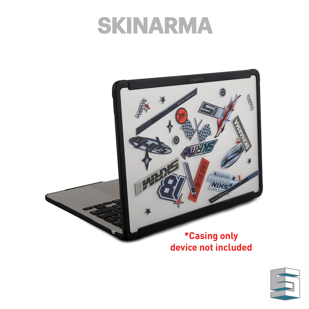 SKINARMA Henko Case untuk MacBook Air 13 (M2/M3-2022) - Frost Clear