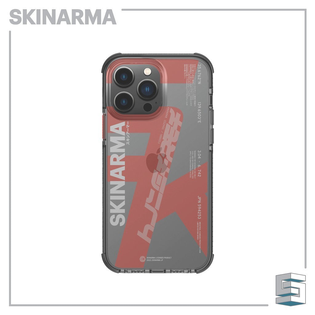 Sarung Skinarma Raku untuk iPhone 14/ 14 Pro (6.1) & 14 Plus/14 Pro Max (6.7) - Jingga/Asap & Ungu/Putih