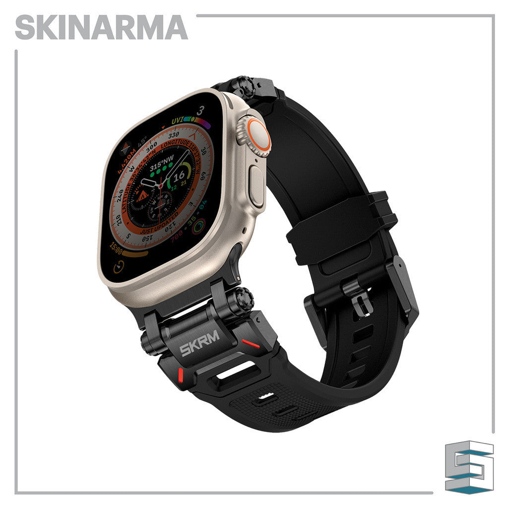 SKINARMA Titon Strap For Apple Watch Ultra 49/45/44mm - Orange/ Black