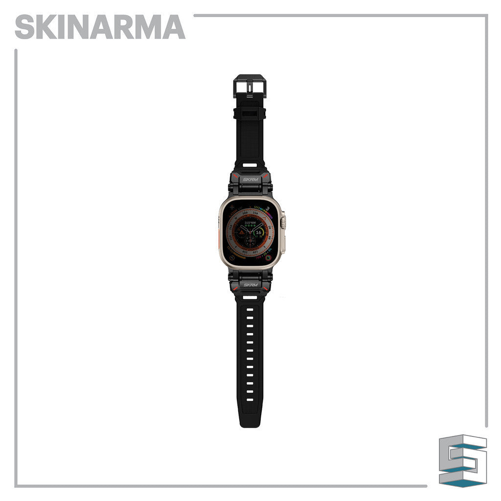 SKINARMA Titon Strap For Apple Watch Ultra 49/45/44mm - Orange/ Black