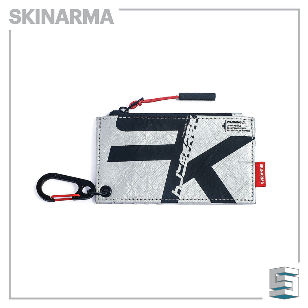 Pemegang Kad SKINARMA Comet dengan Poket Utiliti - Hitam/ Perak