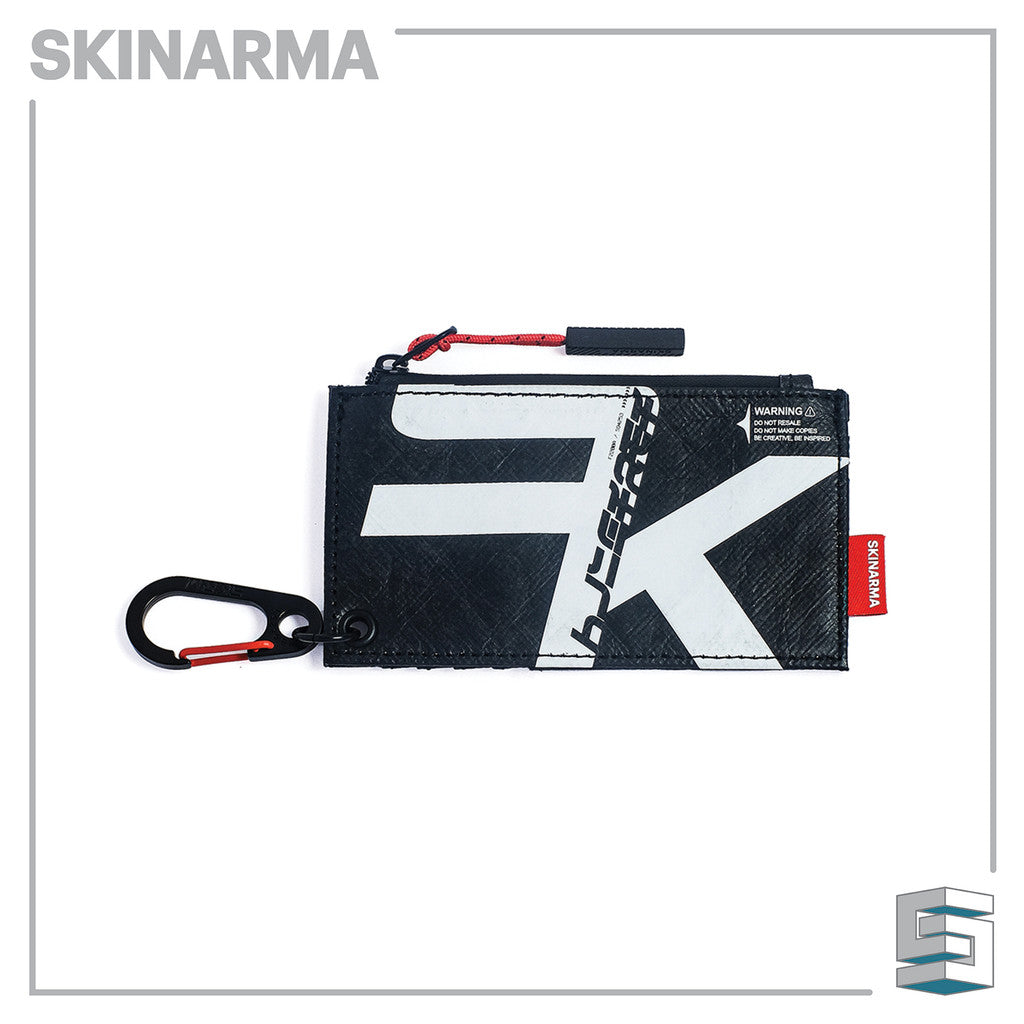 Pemegang Kad SKINARMA Comet dengan Poket Utiliti - Hitam/ Perak