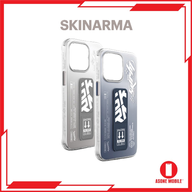 Sarung SKINARMA Cosmo untuk iPhone 15 Pro / 15 Pro Max Biru Kelabu