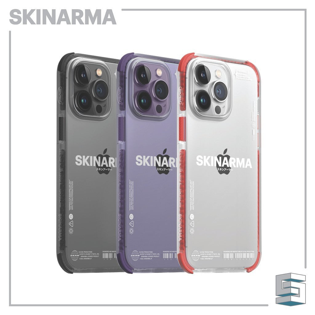 Sarung Skinarma Iro untuk Apple iPhone 14/14 Pro (6.1) & 14 Plus/14 Pro Max (6.7) Hitam & Ungu & Merah