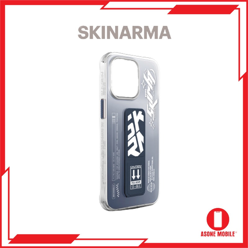 Sarung SKINARMA Cosmo untuk iPhone 15 Pro / 15 Pro Max Biru Kelabu