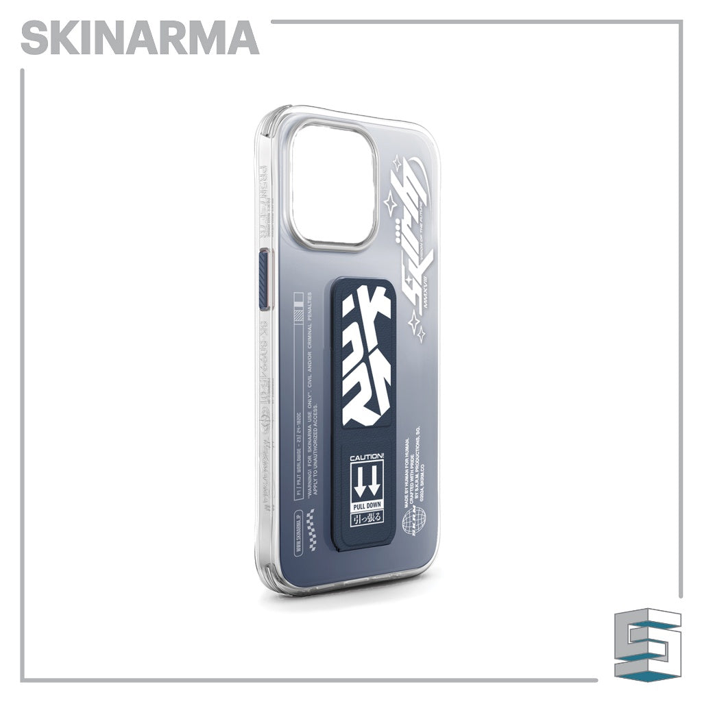 Sarung SKINARMA Cosmo untuk iPhone 15 Pro / 15 Pro Max Biru Kelabu