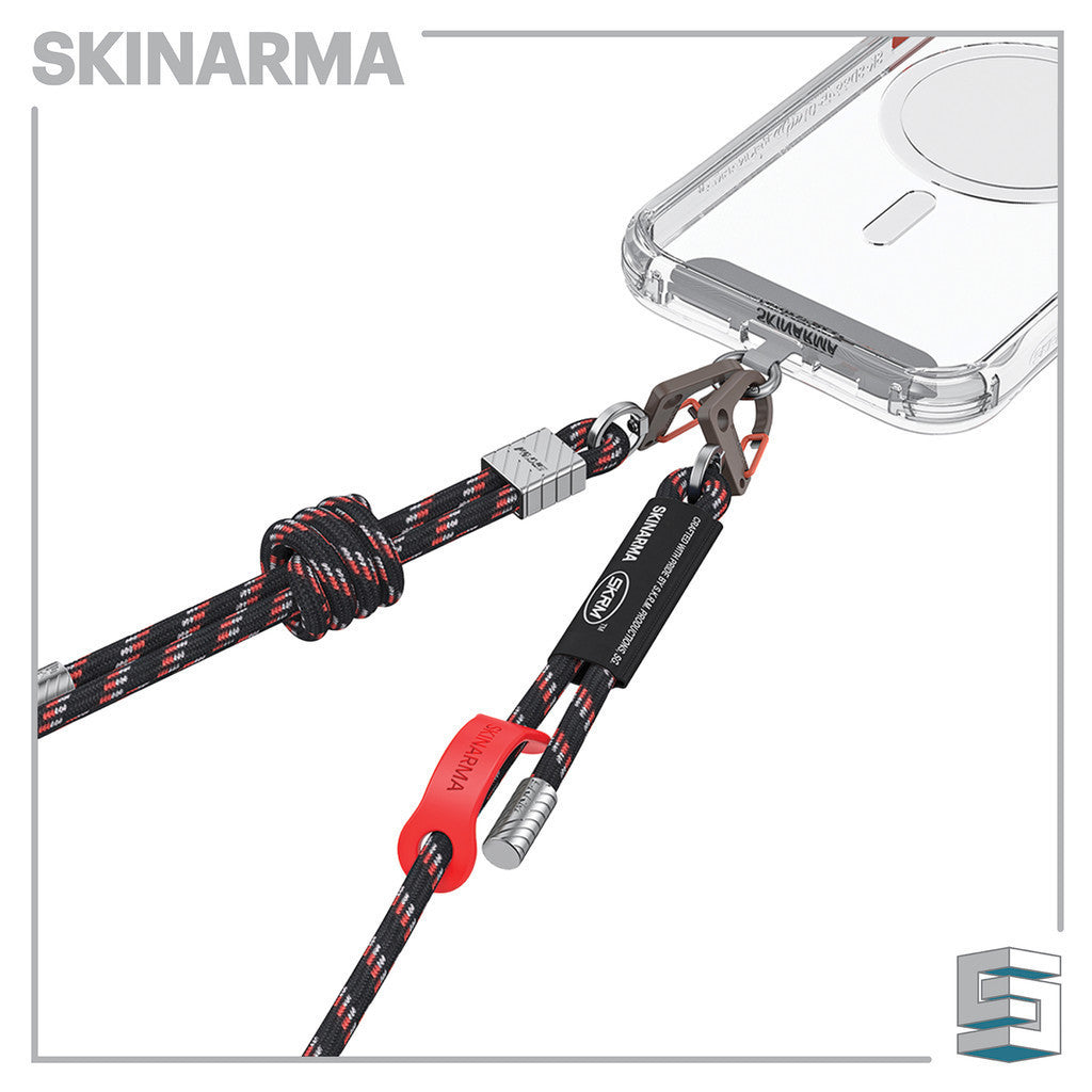 SKINARMA Dyno Universal Nylon Lanyard 6mm - Birch/ Obsidian/ Navy/ Teal/ Vermilion
