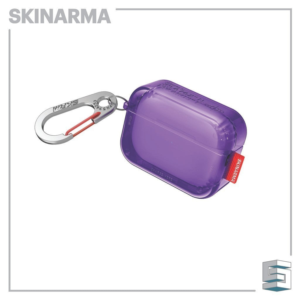 Skinarma Saido Case for Airpods Pro 2nd Gen - Clear Black Red Purple Neon Yellow Blue Dark Blue