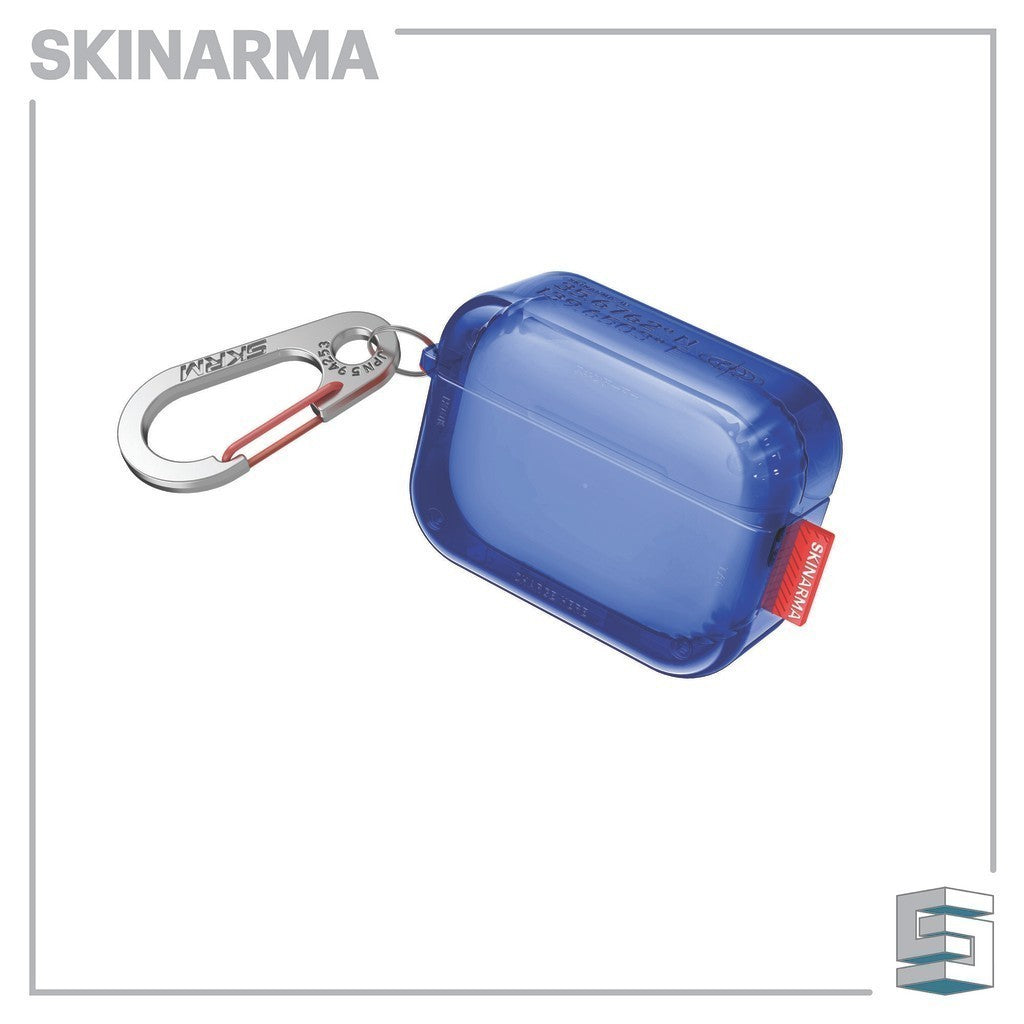 Skinarma Saido Case for Airpods Pro 2nd Gen - Clear Black Red Purple Neon Yellow Blue Dark Blue