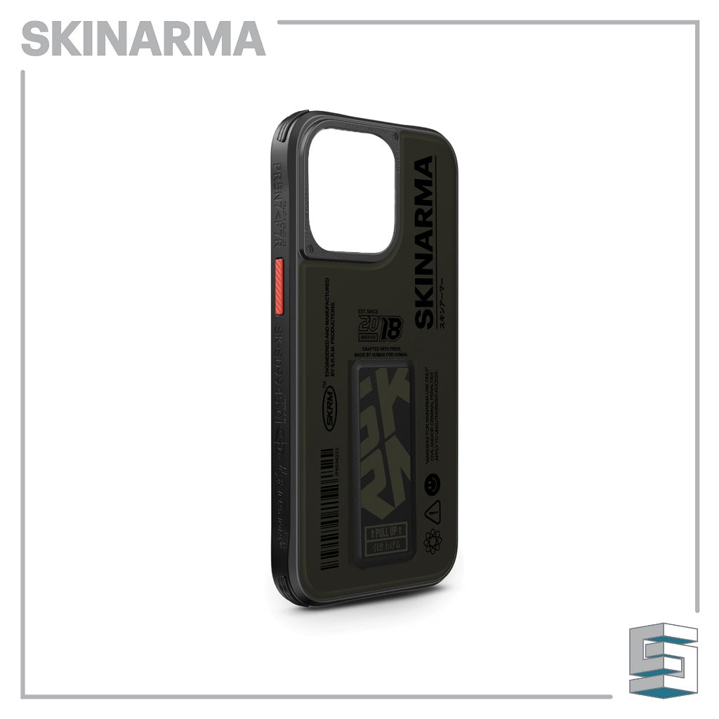 SKINARMA Spunk Mag-charge Case for iPhone 15 Pro / 15 Pro Max Hologram Ivory Green