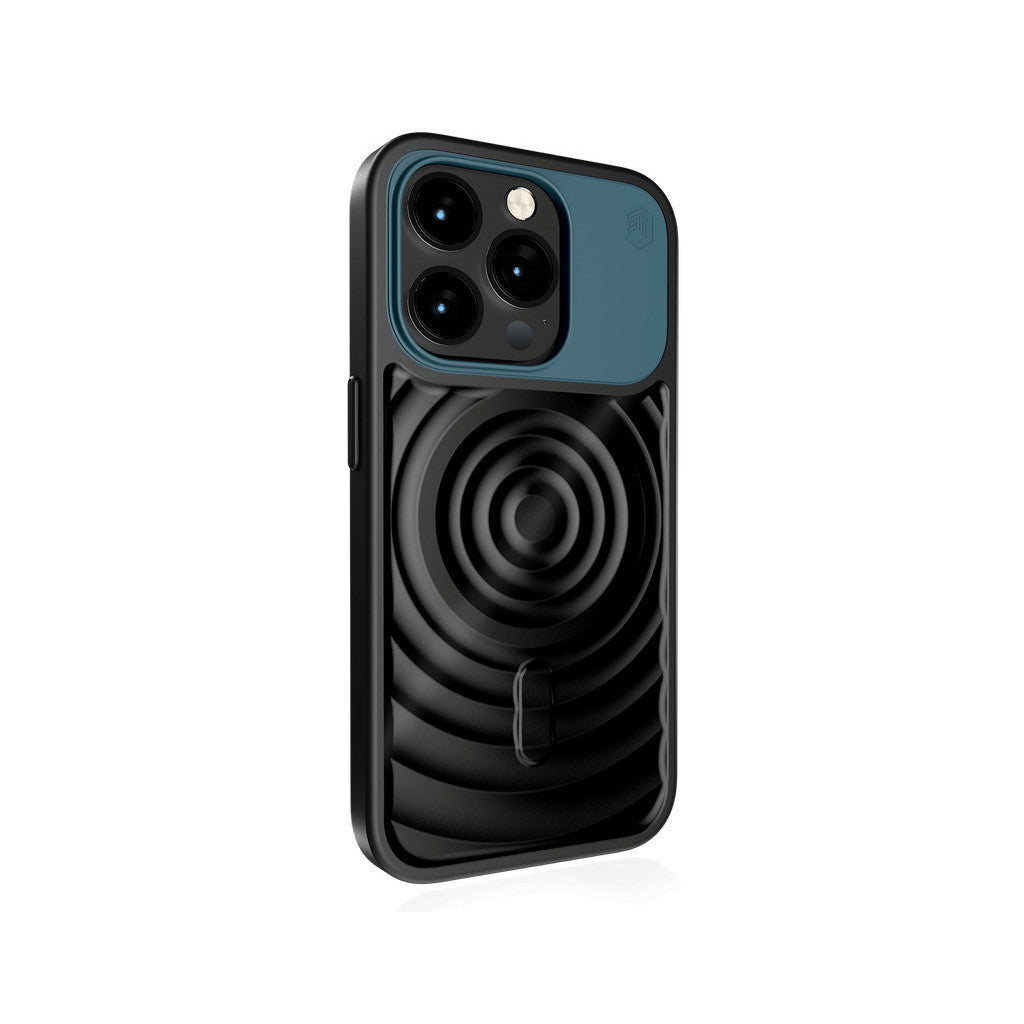 Sarung Telefon Siri iPhone 15 Barangan STM Riak Semula