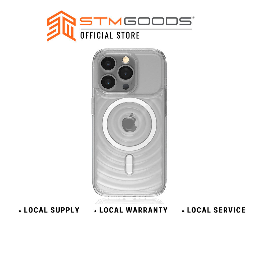 Sarung Telefon Siri iPhone 15 Barangan STM Riak Semula