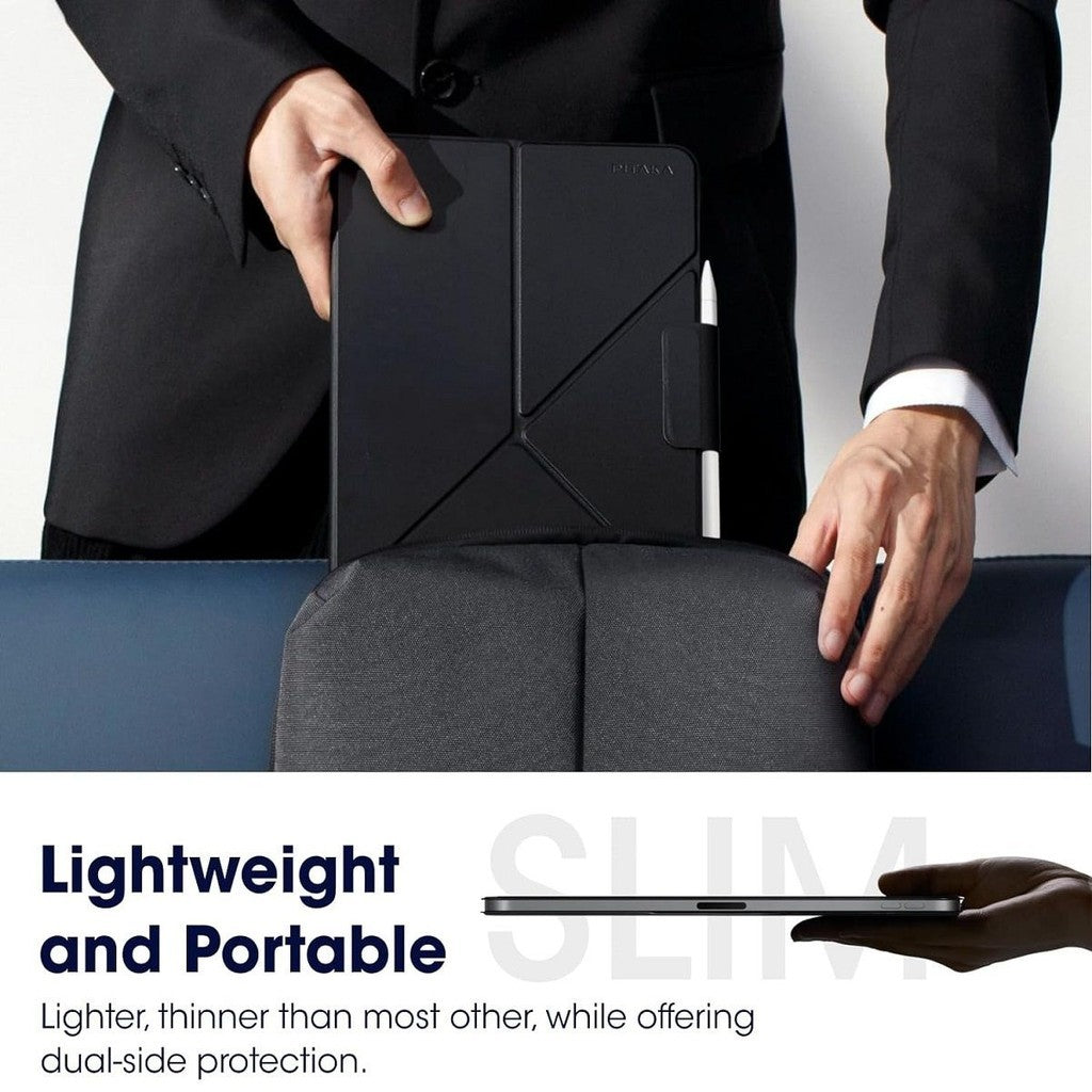 PITAKA MagEZ Folio 2 Sarung iPad Pro 11" / 13" 2024 (M4) / iPad Air 11" / 13" 2024 (M2) / iPad Air 5 & 4 11" 2022/2020
