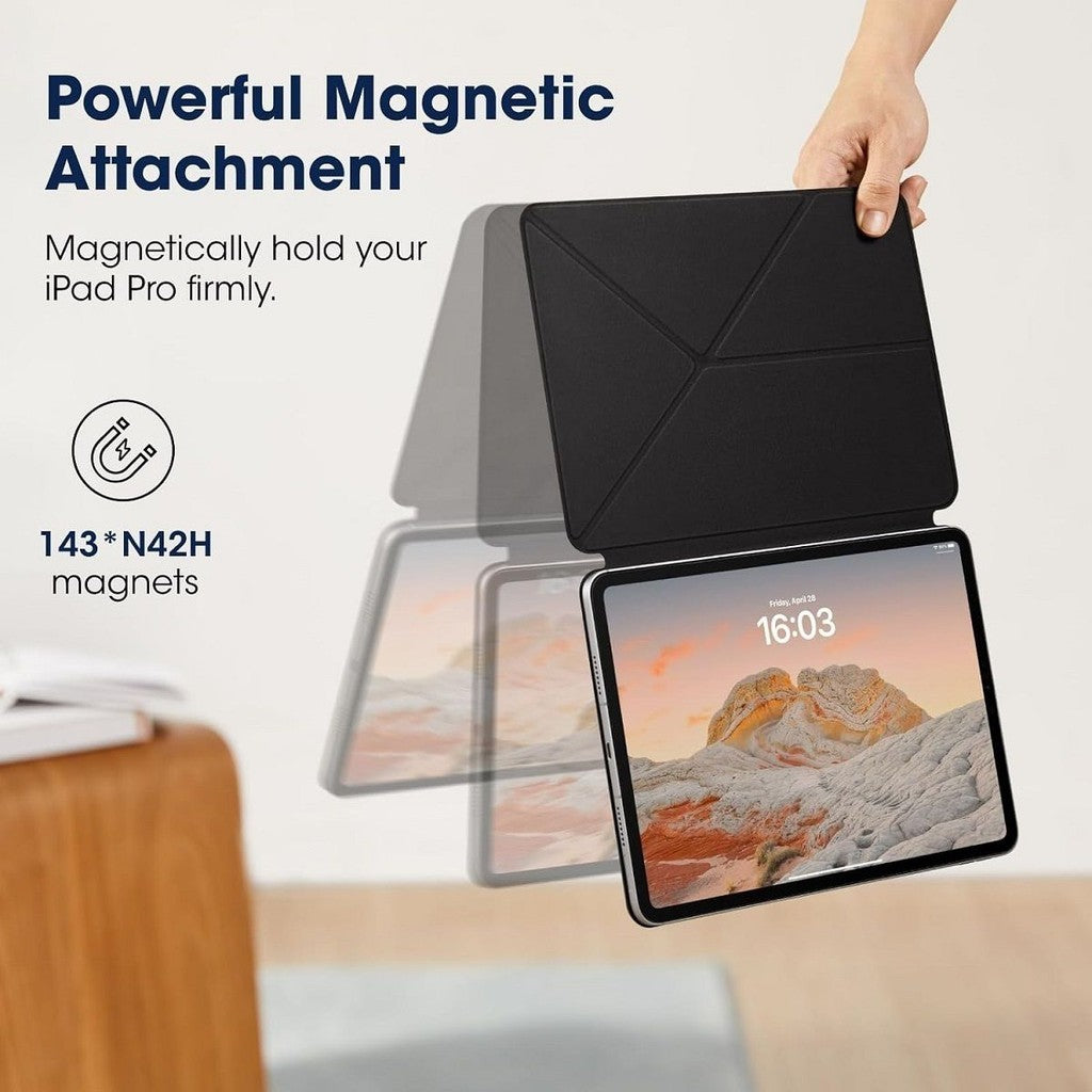 PITAKA MagEZ Folio 2 Sarung iPad Pro 11" / 13" 2024 (M4) / iPad Air 11" / 13" 2024 (M2) / iPad Air 5 & 4 11" 2022/2020