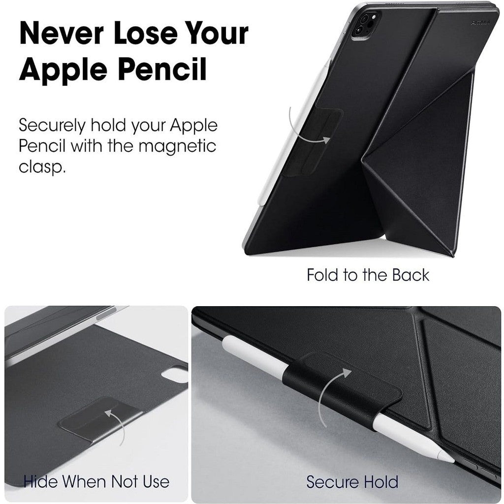 PITAKA MagEZ Folio 2 Sarung iPad Pro 11" / 13" 2024 (M4) / iPad Air 11" / 13" 2024 (M2) / iPad Air 5 & 4 11" 2022/2020