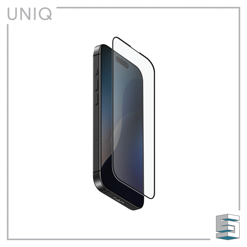 UNIQ OPTIX Glass for iPhone 16 (6.1) / 16 Plus (6.7) /16 Pro (6.3) / 16 Pro Max (6.9) Vivid Clear Matte Privacy