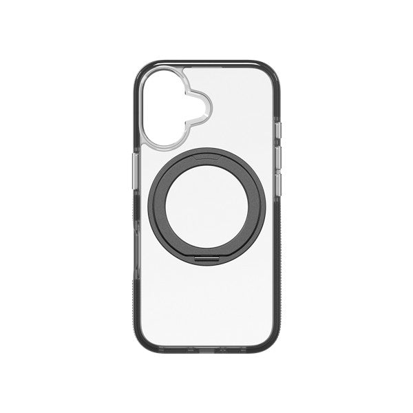 ZAGG Santa Cruz Snap Case untuk iPhone 16 Series dengan 360 Rotate Stand - Hitam